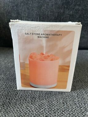 Salt Stone Aromatherapy Machine - multi color LED light diffuser